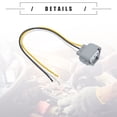 thumbnail image 4 of Unique Bargains Front Turn Signal Wiring Harness Connector Plug for Toyota 1997-2004 Plastic No.9098011020 Black 1 Set, 4 of 6