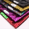 thumbnail image 4 of ERDOUY 51in Wide Reversible Sequin Fabric 1 Yard, Mermaid Flip Sequins Two-Tone Color Changing Material for Sewing,Color 22, 4 of 4