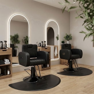 OmySalon Salon Styling Chair, Wide Seat Hydraulic Barber Chair