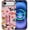 Boot Cow Western Vintage, variant on for iPhone 15 Pro Case for Women Girl Men Boy, Compatible with MagSafe, Shockproof Soft Silicone & Hard PC Shell Protective Case for iPhone 15 Pro - Cosmic Black Cat Moon