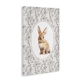 thumbnail image 2 of Stupell Industries Shabby Chic Mauve Botanical Bunny Canvas Art, 24 x 36, by Ink Drop Loft, 2 of 8