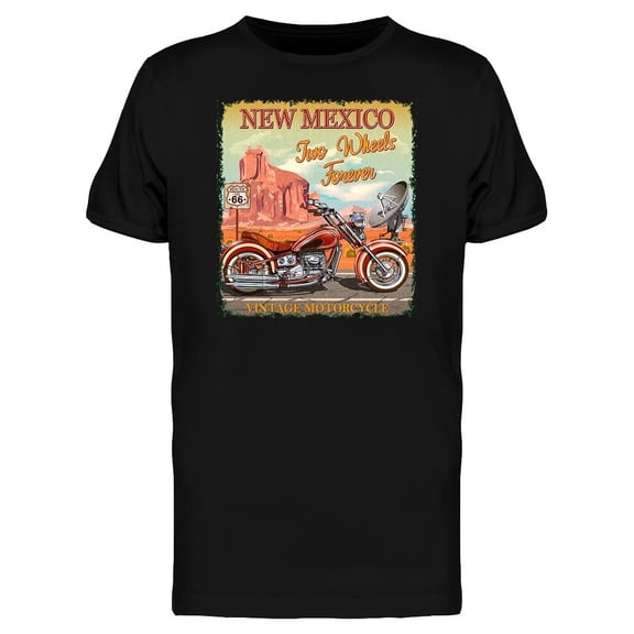 Two Wheels Forever Tee Men's -Image by Shutterstock