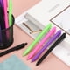 thumbnail image 5 of Uxcell 50 Pack Black Barrel Click Pens, 1.0MM Black Ink Retractable Ballpoint Pens, Medium Point Office Supplies, Purple, 5 of 5