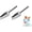 2 PCS, variant on 2 Pack Stainless Steel Ice Scoop with Long Handle, 6 Oz Food Grade Multi Purpose Scooper for Ice Machine, Dog Food, Flour, Nuts, Pulses, Ideal Kitchen Bar Party Freezer Accessory