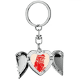 thumbnail image 1 of Llavero de Alas de Ángel en Forma de Corazón China Red Lion, 1 of 3