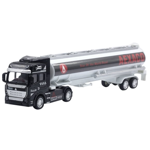 SUTENGDA Oil Tank Transport Car Vehicle Pull Back Model Kids Toy Table Decor City Transport Vehicles Garbage Truck /Tanker Truck /Express Delivery Truck for 4 5 6 7 8 9 10 12 Year Old Bo