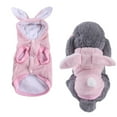 thumbnail image 6 of Plush Dog Hoodie for Small Medium Dog Boy Girl, Carton Rabbit Bunny Style Soft Pet Costume Sweater Coat for Spring/Autumn/Winter Cold Weather Puppy Halloween Christmas Outfit, 6 of 8