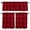 Red, variant on 3 Piece Kitchen Curtains and Valances Set Buffalo Plaid Cafe Curtains 36 Inch Length Amber Orange Farmhouse Gingham Striped Valance & Tier Curtain for Living Room Bedroom Window 54"x18"+27"x36"*2