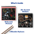 thumbnail image 3 of Skillmatics Scratch Art Book for Kids - Animals, Craft Kits & Supplies for Boys & Girls Ages 3 to 8, 3 of 9