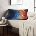 thumbnail image 6 of Xecao Galactic Dog Swirls Art for Decorative Throw Pillow Case for Couch,Sofa or Bed Set,Pillow Cover for Sofa Home Decor Ideal Gift(Pillow core not included)-14"x20", 6 of 6
