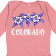 thumbnail image 4 of Inktastic Colorado Columbine Flowers Boys or Girls Long Sleeve Baby Bodysuit, 4 of 5