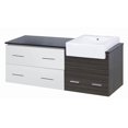 thumbnail image 1 of Imaginations Américaines 60.75 pouces W Vanity Set Gris, 1 of 1