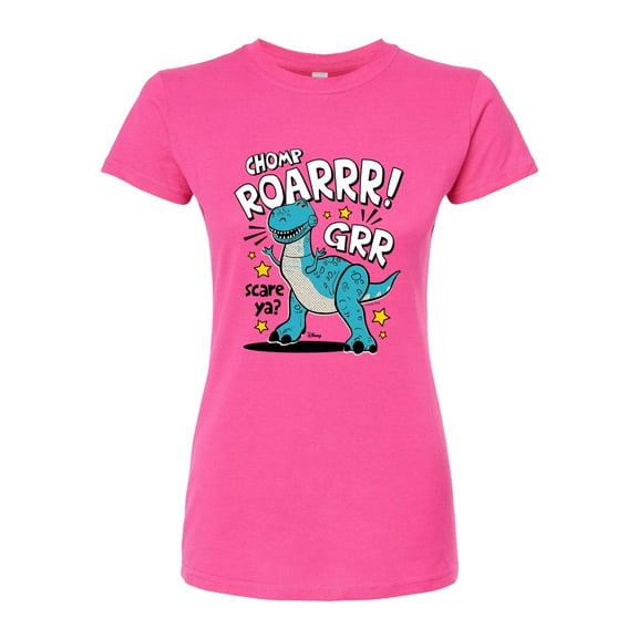 Toy Story 4 - Rex Scare Ya - Juniors Fitted Graphic T-Shirt