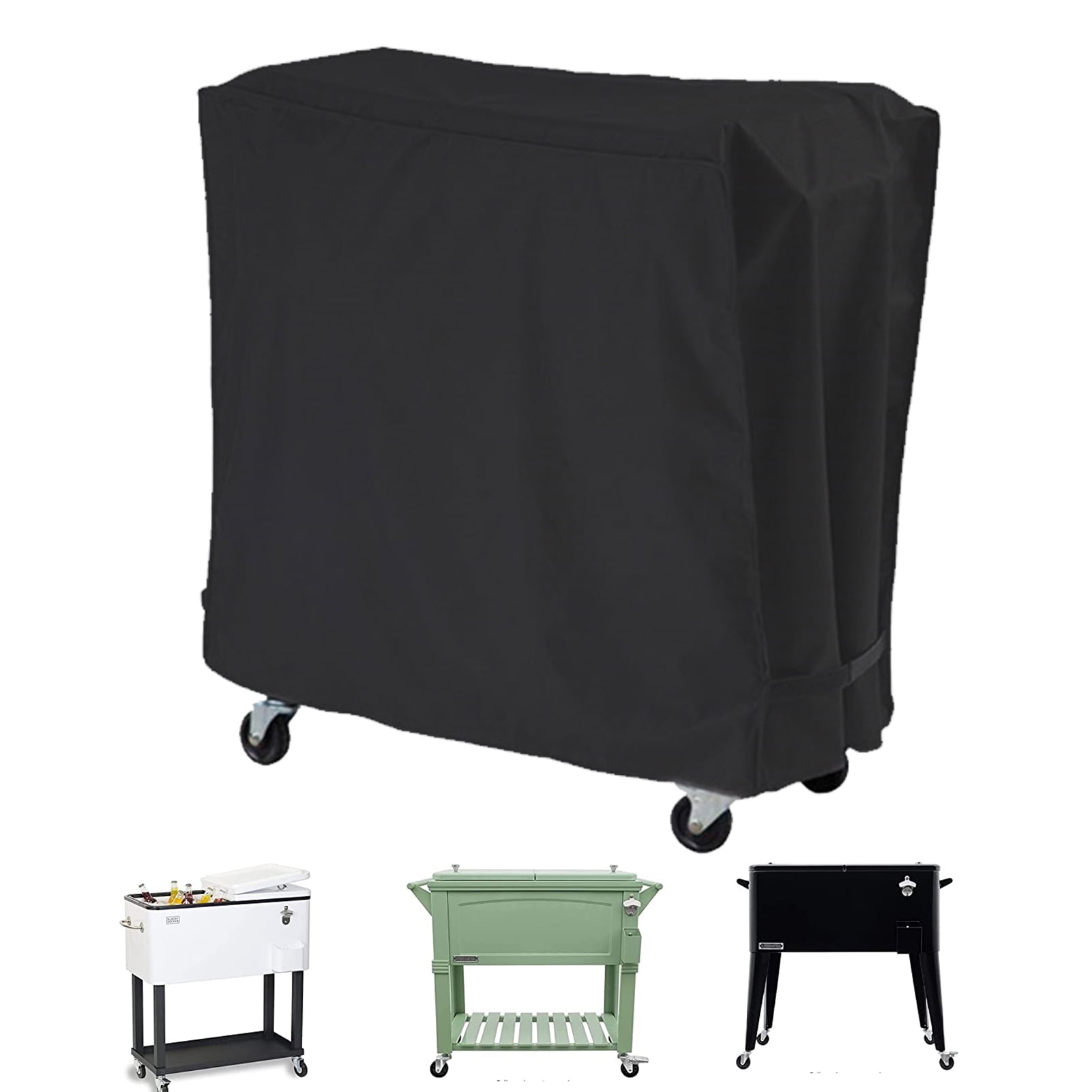 PROKTH Cooler Cart Cover Waterproof Outdoor Beverage Cart Protector