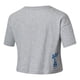thumbnail image 2 of Playera Fanatics Mlb Mujer Dama Crop Top Los Angeles Gris negro S, 2 of 6