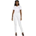 thumbnail image 4 of Levis Womens 721 High Rise Skinny Jeans Standard 25 Regular Soft Clean White Waterless, 4 of 6