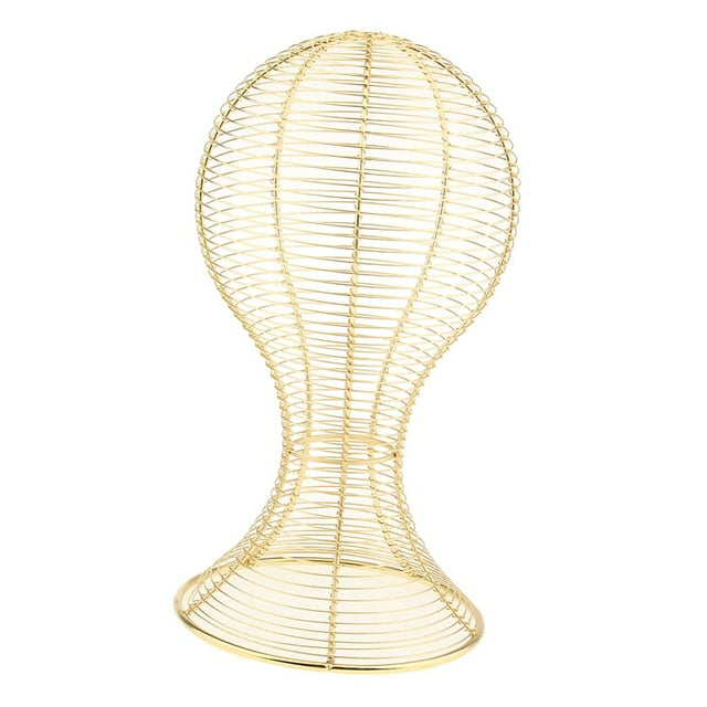 Casquillo Sombreros Casco Estante Pelucas Soporte Almacenamiento Secado Soporte De Exhibición Suspensión Oro