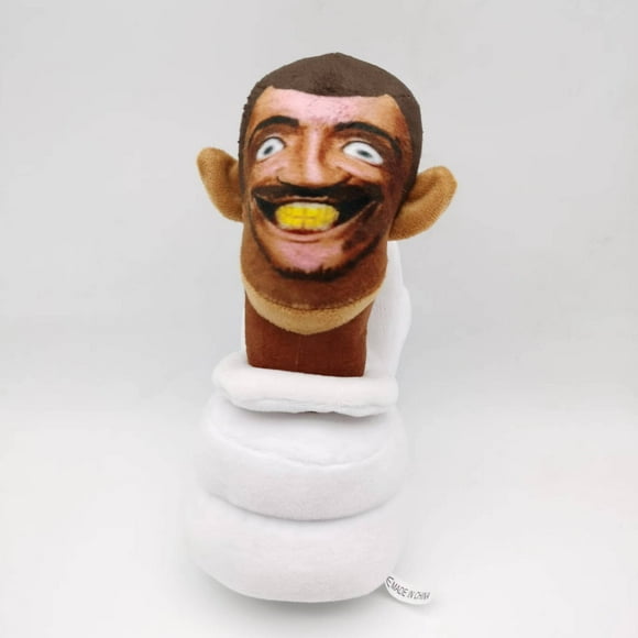 Skibidi Toilet Peluche - Figurine d'Animal Toilette - Peluche Drôle de 25cm Cadeau pour Enfants Amis et Fans Figurine Skibidi Toilet Jouet vs CameraHeads - Toilet Gag