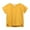 Yellow, variant on EnJoCho Children's Birthday Tops Toddler Kids Baby Boys Girls Solid Short Sleeve Crewneck Irregular T Shirts Tops Tee Clothes For Children Trendy Kids Summer Casual Tee Shirts 4-5 Years