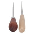 thumbnail image 3 of 8Pcs Scratch Awl Tool, Leather Craft Cloth Wooden Handle Scratch Awl For Leather Pouch Hole DIY Making, 3 of 8