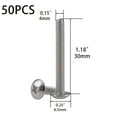 thumbnail image 4 of 50 Pcs M4x30mm Boulon de Vis Croix en Acier Inoxydable pour Machine Phillips pour Poignée de Tiroir d'Armoire, 4 of 4