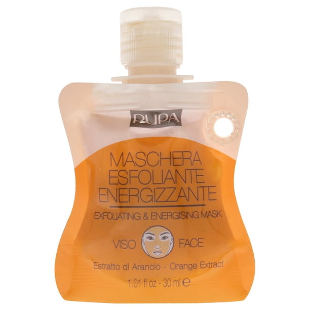 Pupa Milano Máscara Mascarilla Facial Exfoliante y Energizante Extracto de Naranja 1.01 oz