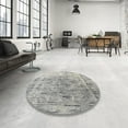 thumbnail image 3 of Ahgly Company Indoor Rectangle Mid-Century Modern Pale Silver Gray Oriental Area Rugs, 3' x 5', 3 of 6