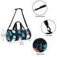 thumbnail image 5 of Christmas Durable Duffle Bag: 17.7" Sports Bag with Interior Zipper Pocket for Travel, Weekends, Gym, 5 of 6