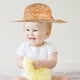 thumbnail image 5 of GOOHOCHY Sombrero de paja para niños Sombrero de paja para niños Sombrero de paja para el sol Sombrero de paja para la playa Sombrero de paja para exteriores, 5 of 7