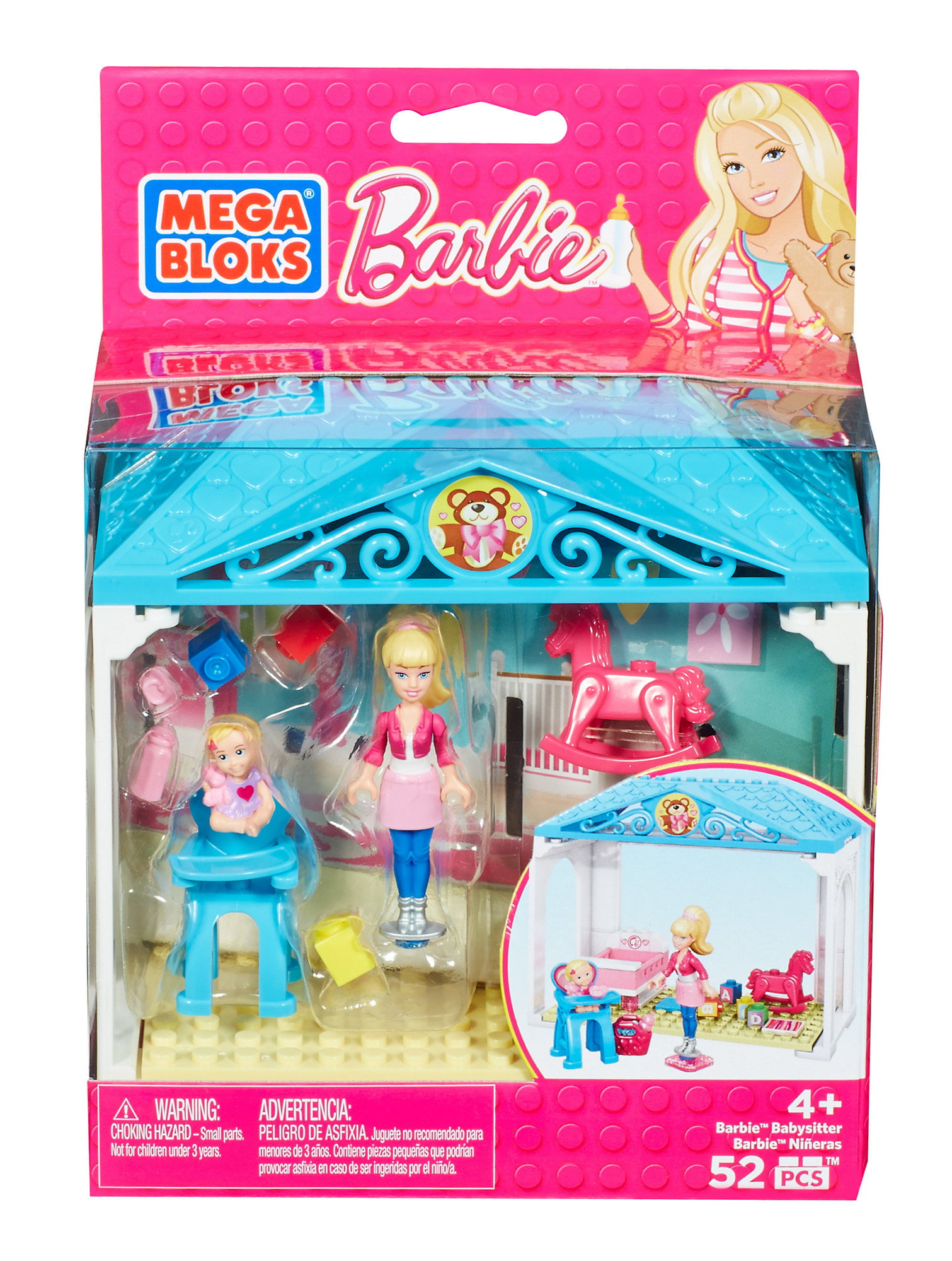 Moderator getuige Salie Mega Bloks Barbie Babysitter - Walmart.com