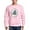 Pink, variant on - Italian Greyhound Christmas Sweatshirt - Crew Neck Sweatshirt