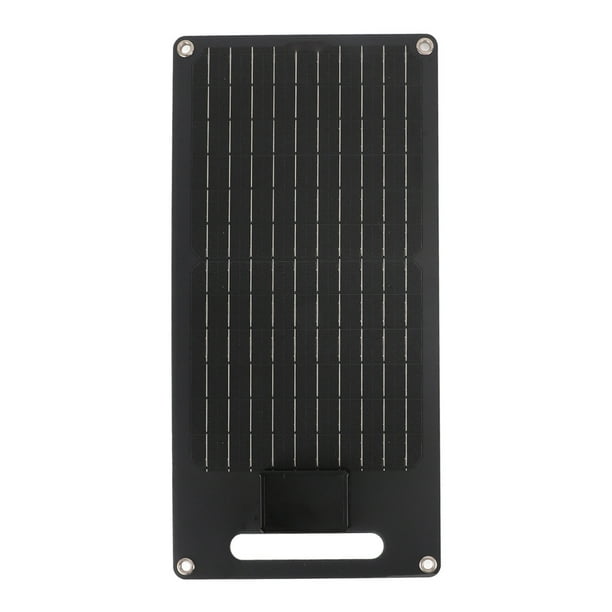 Panel Solar, Conveniente Cargador De Panel Solar De 50 W, Resistente A La Temperatura USB Dual Para Batería De Vehículo