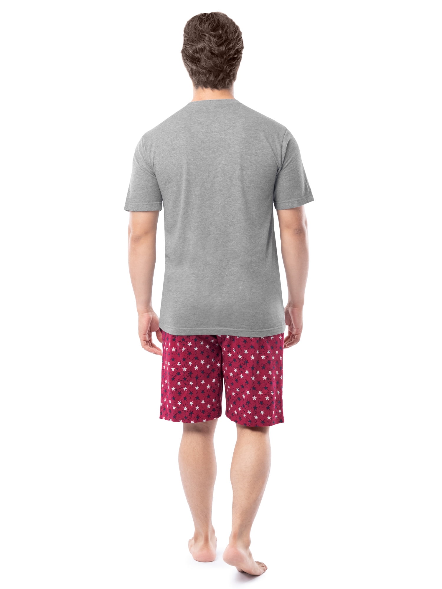 Fruit of the Loom Men's Father's Day Americana Graphic Sleep T-shirt and Pajama Short Set, Sizes S-XL