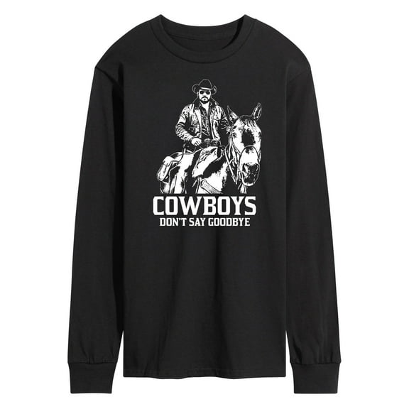 Yellowstone - Rip Cowboys Don't Say Goodbye - Men's Long Sleeve T-Shirt