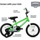 thumbnail image 2 of BWKJ Pluto Bicicleta para niños con Ruedas de Entrenamiento para Bicicletas de 12 14 16 18 Pulgadas, Soporte para Bicicleta de 18 Pulgadas, Bicicletas para niños de 2 a 9 años y niñas BWKJ Ciclismo, 2 of 3