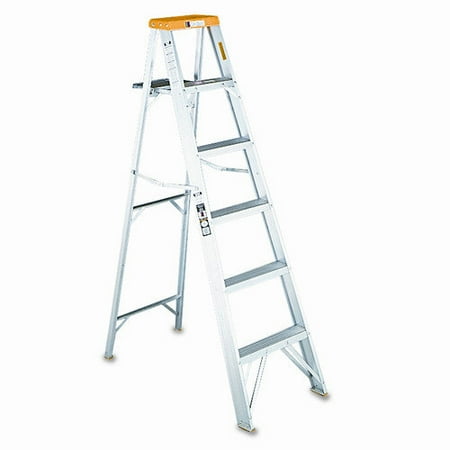DAVIDSON LADDER, INC. 8 ft Aluminum Louisville Folding Step Ladder with 225 lb. Load Capacity