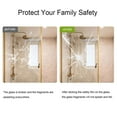 thumbnail image 4 of Clear Window Security Film Adhesive Anti Shatter Safety Window Glass Protection Sticker Heat Control Anti Uv For Home And Office 2Mil 24Inch X 8.2Feet, 4 of 4