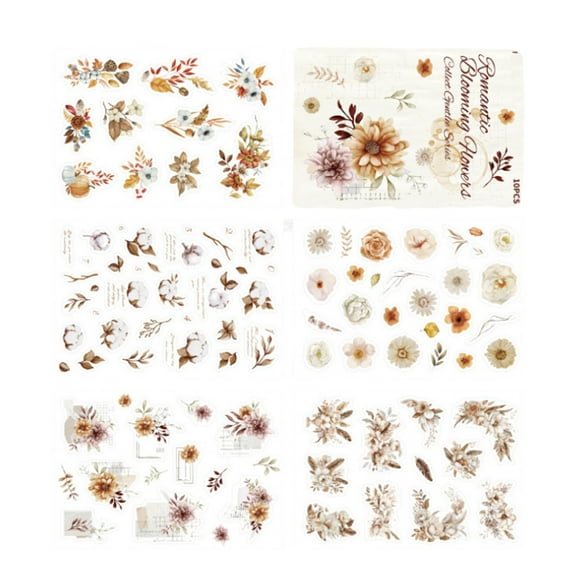 Cartoon Sticker Book Lovely Decorative Sticker Scrapbooking Sticker for Journal Arts Craft Greeting Card Decoration