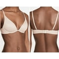thumbnail image 3 of Calvin Klein Women's Liquid Touch Lightly Lined Plunge Bra in Beige (QF5913) | Size 32D Color: Cedar, 3 of 3
