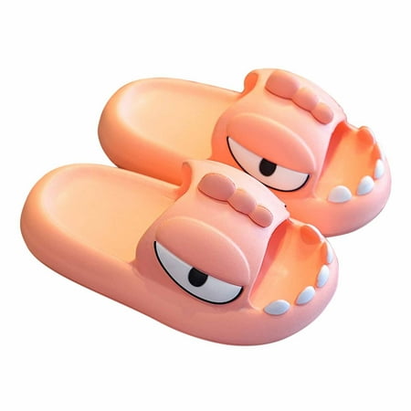 

Kids Slippers For Boys Girls Children s Shoes Three-dimensional Cartoon Dinosaur Non-slip Soft-soled Slippers Pink 3-4 Years