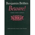 thumbnail image 1 of Beware: Three Early Songs (Faber Edition), 1 of 3