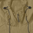 thumbnail image 5 of GUZOM Mens Lightweight Quick Dry Sun Protection Jacket UPF 50+ SPF Hoodie Breathable Outdoor Fishing Hiking Golf Hooded Coat with Zipper Pockets Yellow S-4XL,Size S, 5 of 8