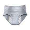 thumbnail image 3 of Washable Incontinence Underwear for Women, Thin Lightweight Urine Leak Resistant Ladies Panties, Reusable Protective Briefs for Light Bladder Leakage Blue L, 3 of 4