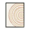 thumbnail image 2 of Stupell Industries Boho Circle Striped Pattern Abstract Red Yellow Tones, 16 x 20,Design by Nancy McKenzie, 2 of 5