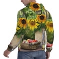 thumbnail image 6 of Haiem Vintage Wooden Bucket Patterned Men's Hoodie with Kangaroo Pocket - Ideal Pullover Sweatshirt for Daily Wear, Travel, and Home-3X-Large, 6 of 7