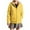 Yellow, variant on Coats for Women Hooded Zip Up Jacket Oversized Print Drawstring Pockets Jackets Coat,Womens Coats Plus Size Yellow XL