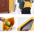 thumbnail image 3 of Taburete plegable portátil de plástico para exteriores, para acampar, pescar, viajar, tren, amarillo, L (45 x 15 x 26), 3 of 5