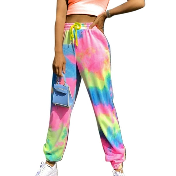 tie dye drawstring joggers