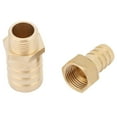 thumbnail image 1 of Adaptador Reductor Conector de Manguera de Latón Casquillo Reductor de Púas Adaptador de Tubo de Rosca Hembra Accesorios de Tubería ANGGREK Otros, 1 of 8