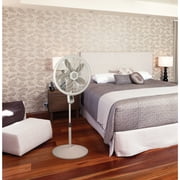 Lasko 18 3-Speed Oscillating, Remote, Timer, Tilting Head Pedestal Fan 1850